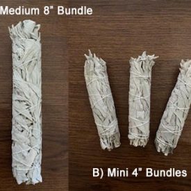 sage bundles smudge sticks