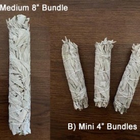 sage bundles smudge sticks